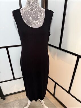 Rachel Zoe Black Scoop Neck Sleeveless Maxi Dress